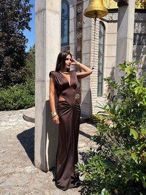 ALLURE – Draped Maxi Dress