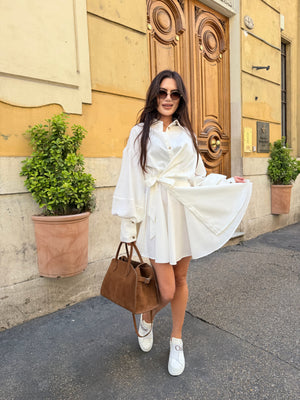 RIVIERA ZIMM LINEN – Къса прегърни ме рокля
