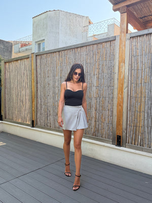 PINSTRIPE SKORT | Пола-панталонки
