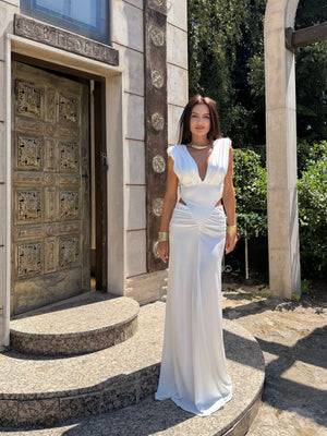 ALLURE – Draped Maxi Dress
