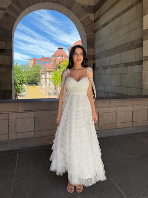 Рокля BELLE TULLE White