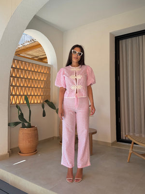 AMÉLIE PINK SET – Комплект риза и панталон
