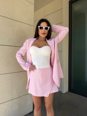 BLUSH SKORT SUIT - Sako in krilo-hlače