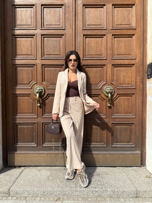 BEIGE SUIT – kostum sako in hlače