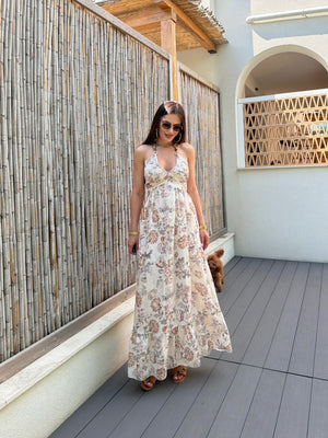 FLORA BOHO MAXI DRESS