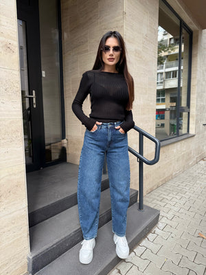 BALLOON DENIM – kavbojke z visokim pasom
