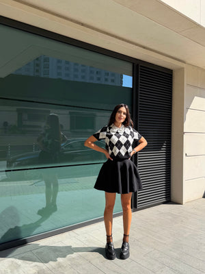 TULIP KNIT SKIRT – плетена пола тип лале