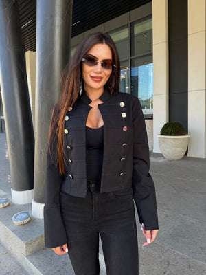 MILITARY JACKET – късо сако с метални копчета