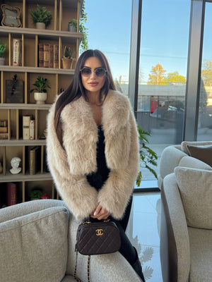 LUXE FUR BOLERO – късо пухкаво болеро